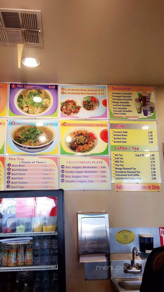 Pho Kobe - Victorville, CA menu_pic