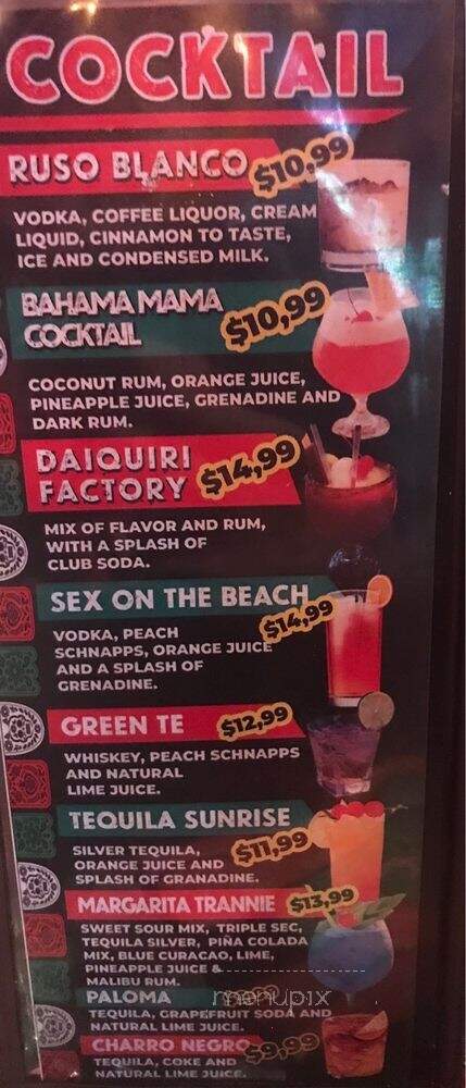 Sr. Tequila Mexican Grill - Clermont, FL menu_pic