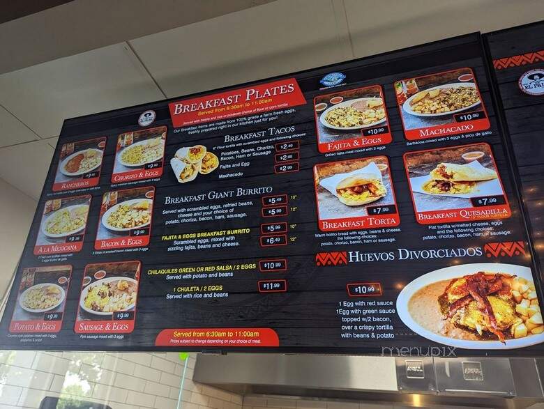 El Paisa - Garland, TX menu_pic