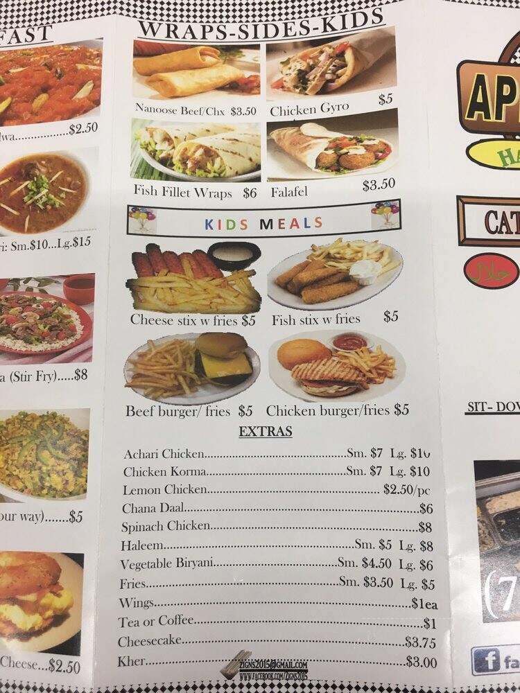 Appletree Halal Market - Buffalo, NY menu_pic