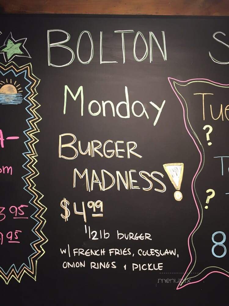 Bolton Street Tavern - Marlborough, MA menu_pic