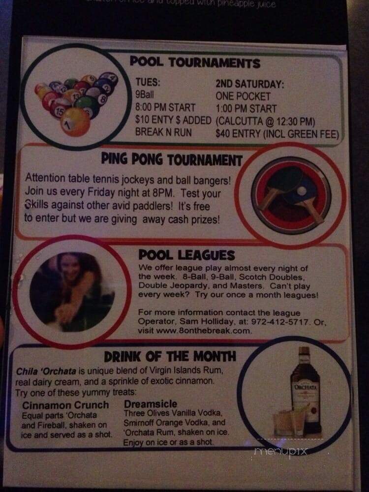 Rack Daddy's - Dallas, TX menu_pic