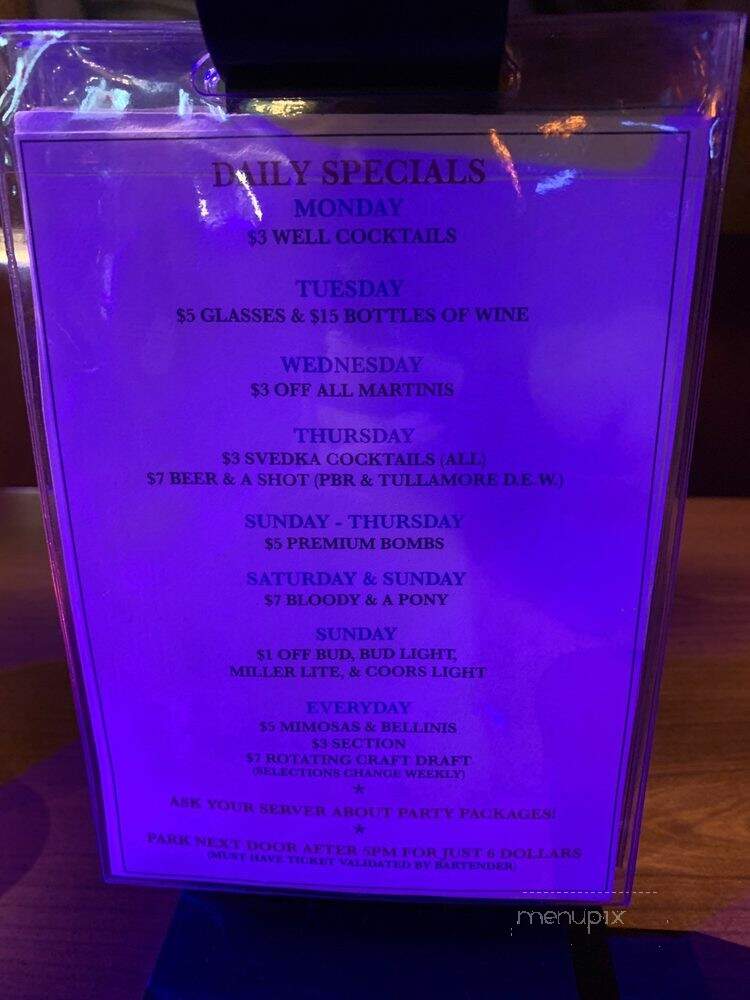 Frank's - Chicago, IL menu_pic