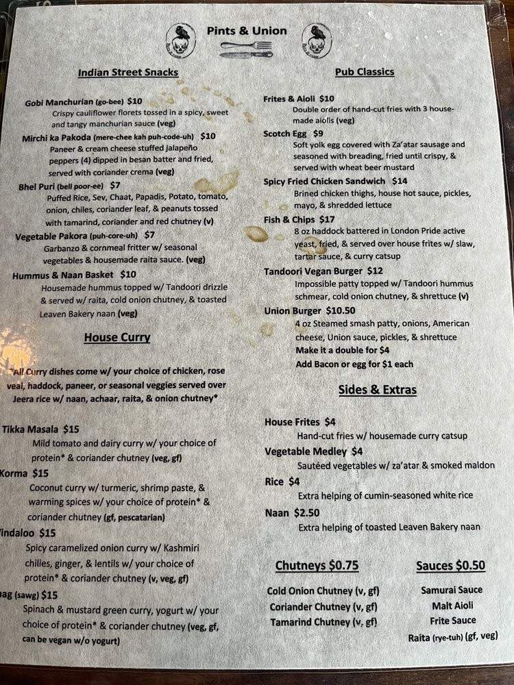 B and B Bar and Grill - New Albany, IN menu_pic