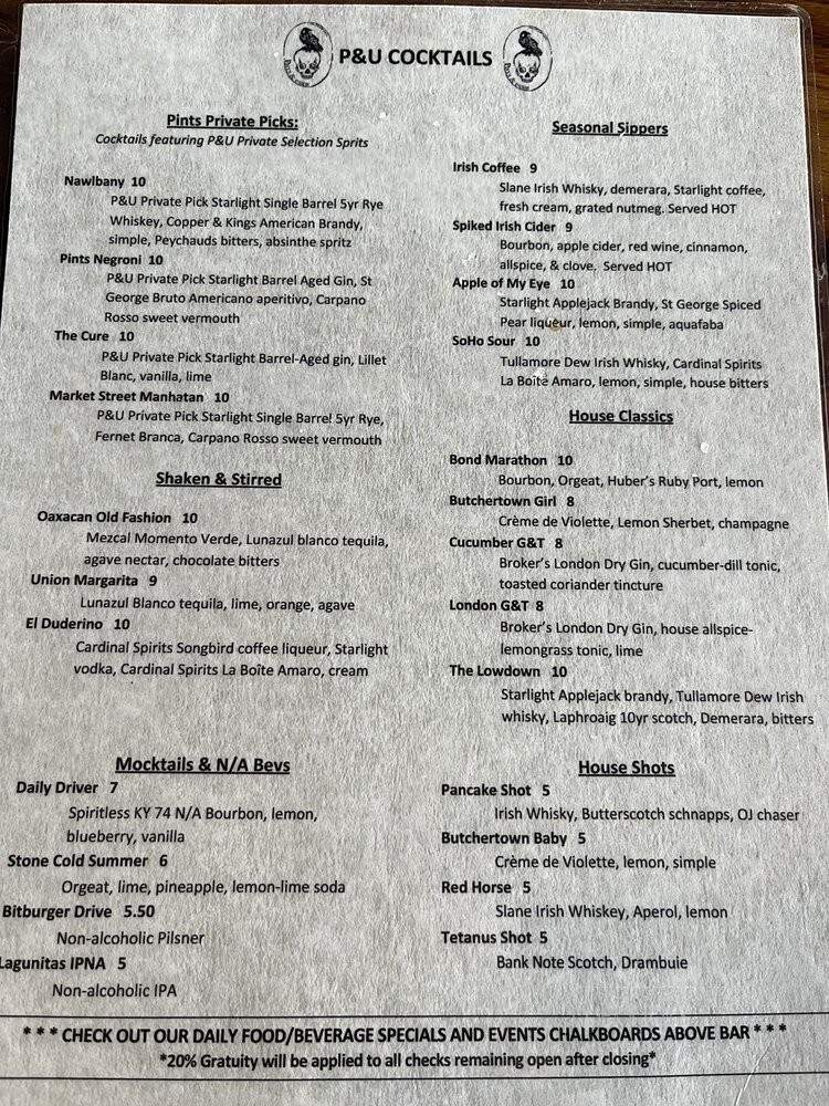 B and B Bar and Grill - New Albany, IN menu_pic