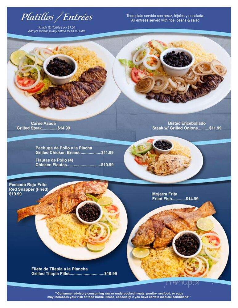 Cuscatlan Restaurant - Lehigh Acres, FL menu_pic