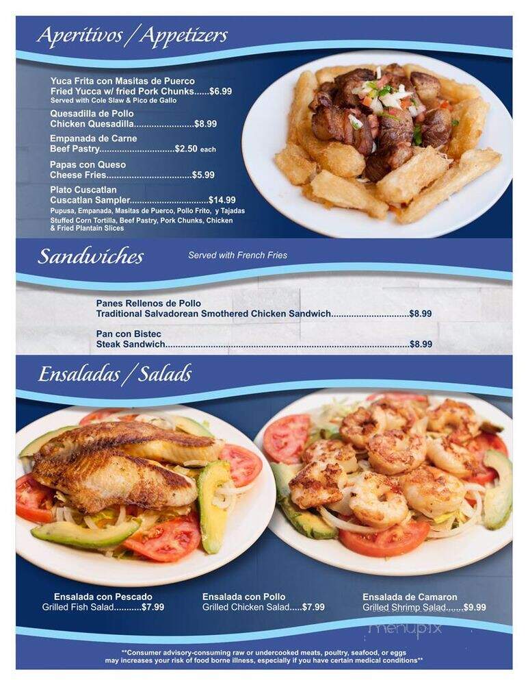 Cuscatlan Restaurant - Lehigh Acres, FL menu_pic