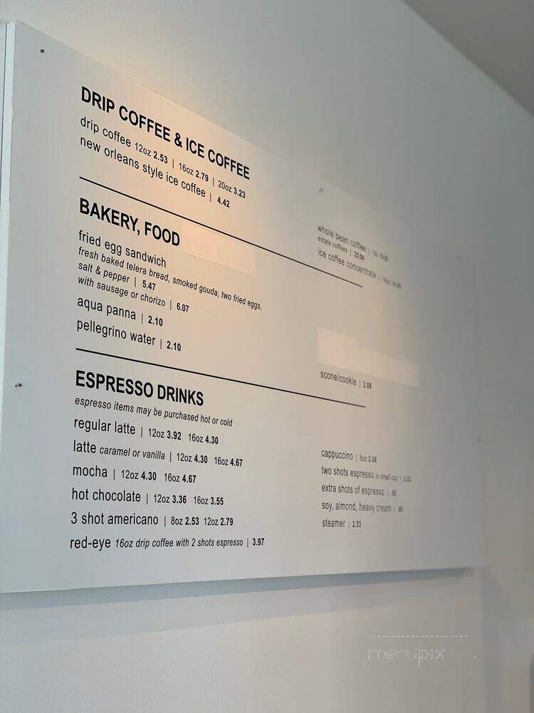 Redband Coffee Company - Davenport, IA menu_pic