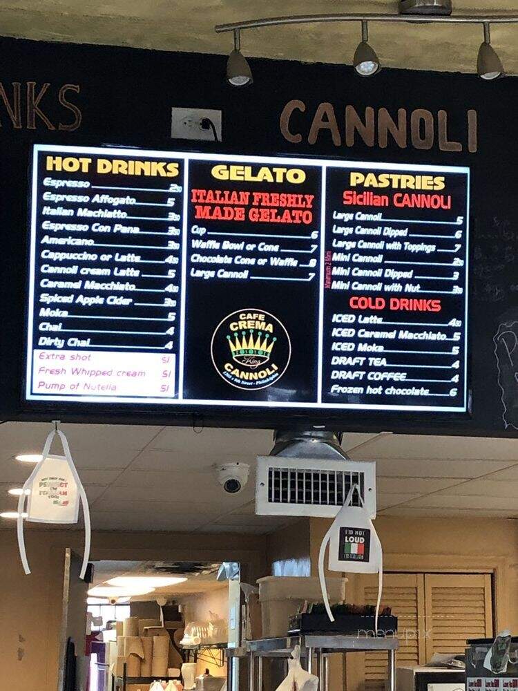 Cafe Crema - Philadelphia, PA menu_pic