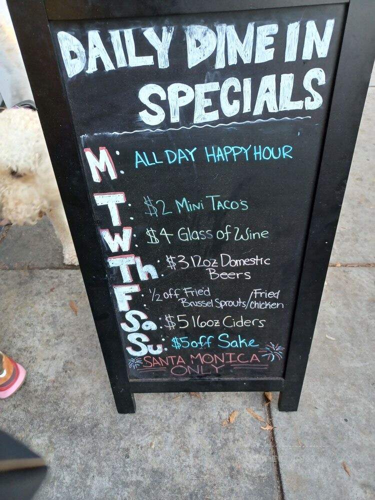 Jinya Ramen Bar - Santa Monica, CA menu_pic