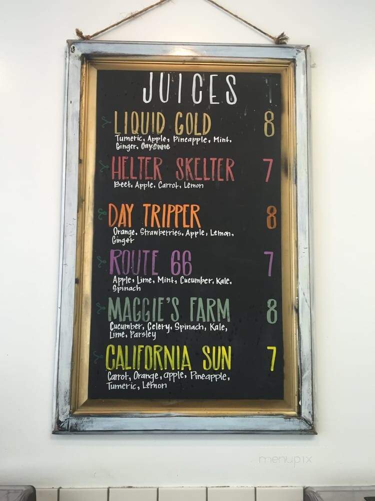 Harvest Pressed Juices - Glendale, CA menu_pic
