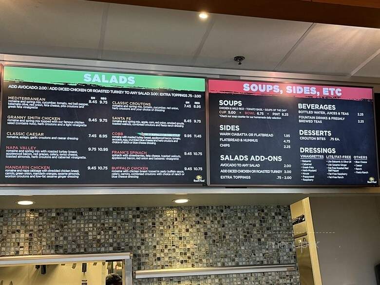 Croutons - San Diego, CA menu_pic