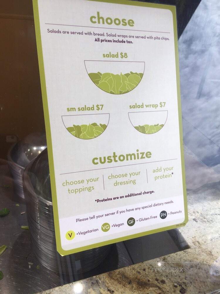 Salata - Katy, TX menu_pic