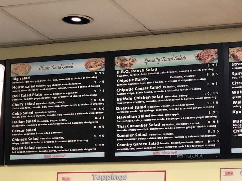 Trimana Restaurant - Los Angeles, CA menu_pic