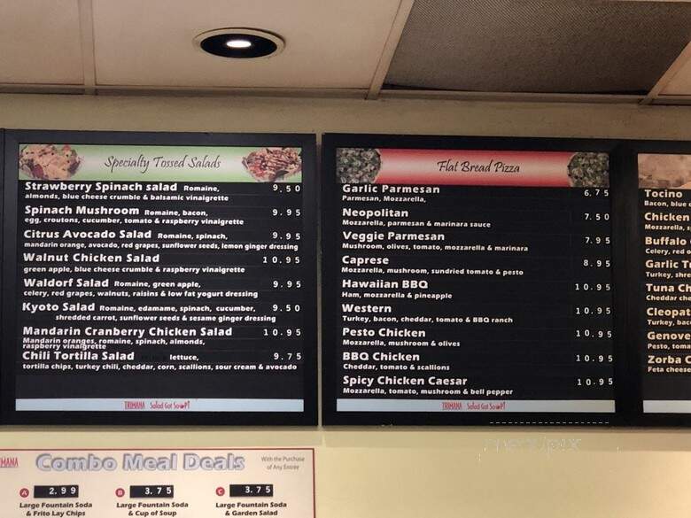 Trimana Restaurant - Los Angeles, CA menu_pic