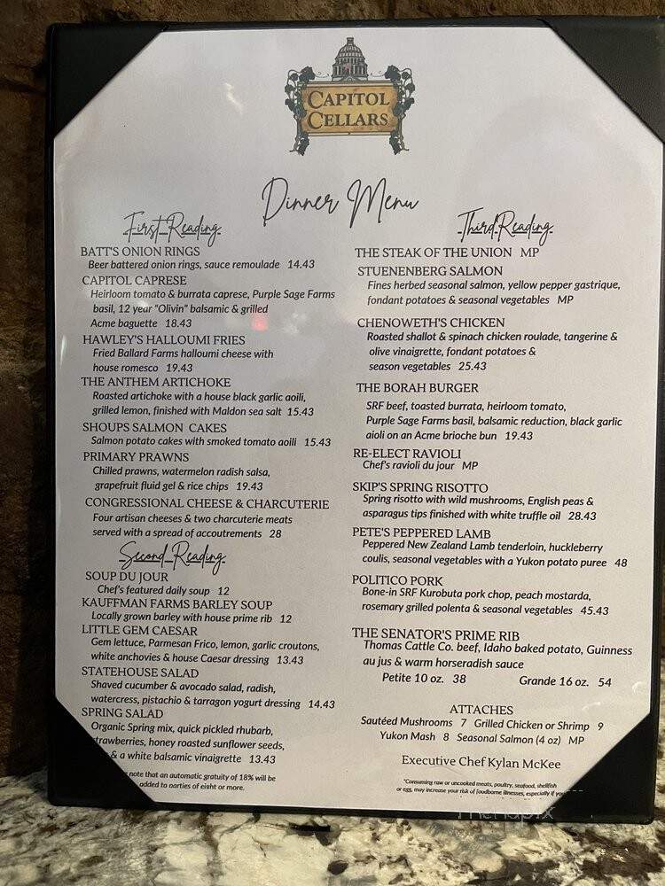 Capitol Cellars - Boise, ID menu_pic