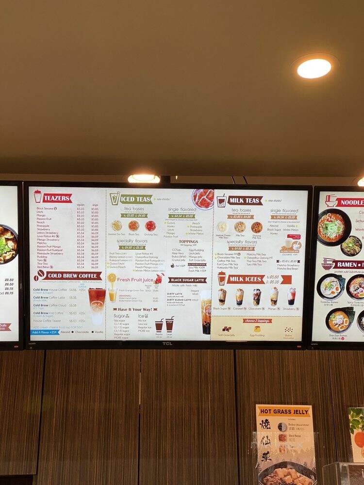 Tea Time Express - Corona, CA menu_pic