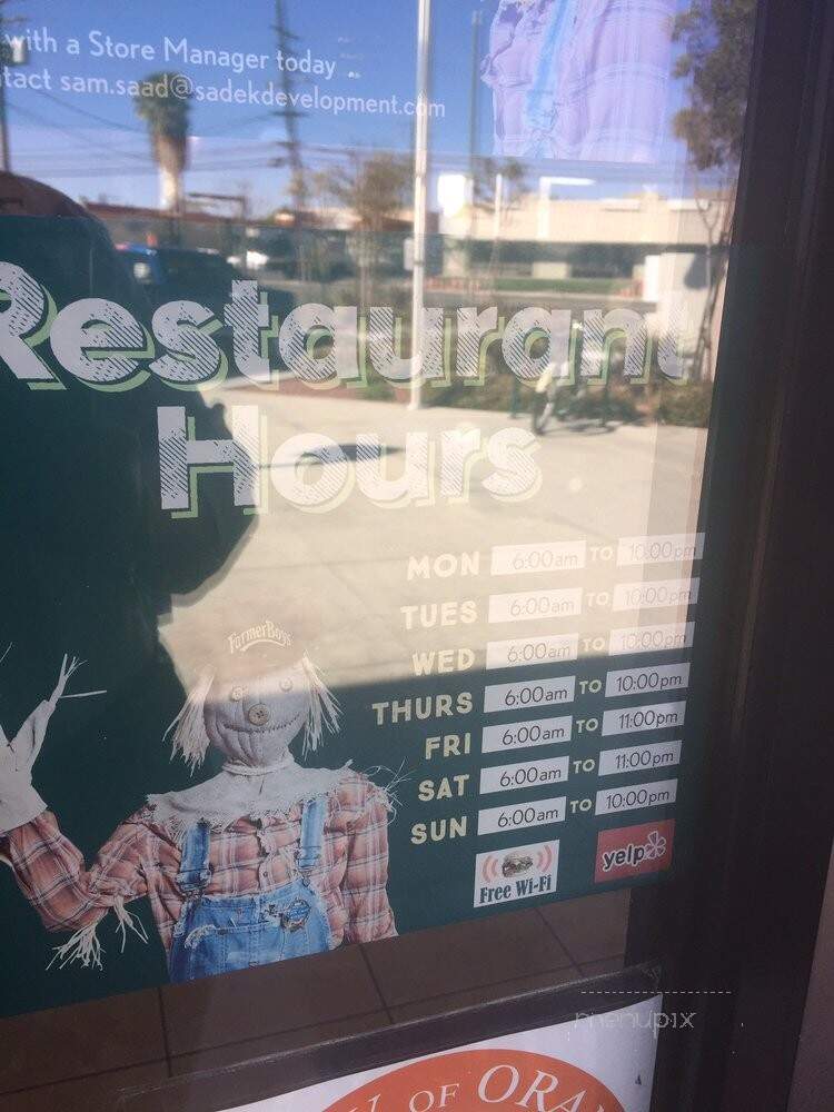 Farmer Boys - Orange, CA menu_pic