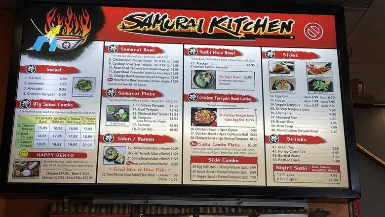 Samurai Kitchen - Corona, CA