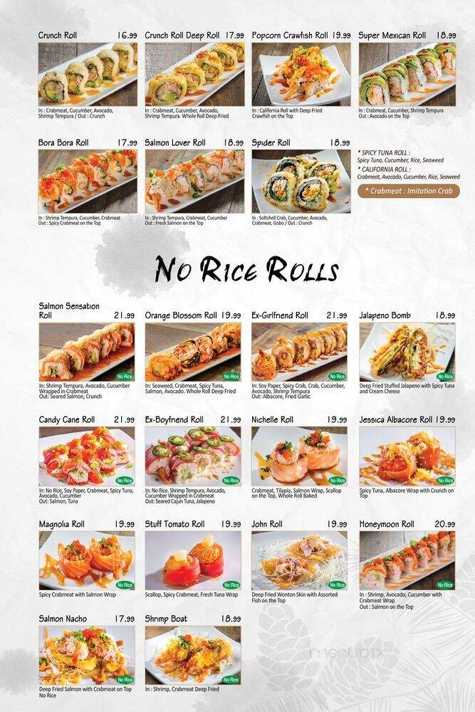 Hikari Sushi - Chatsworth, CA menu_pic