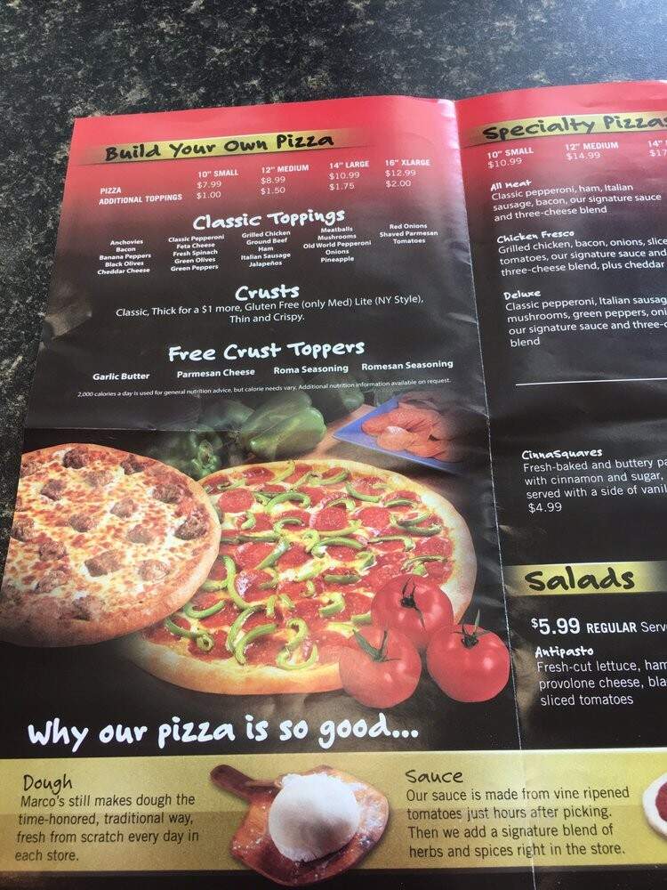 Marco's Pizza - Virginia Beach, VA menu_pic