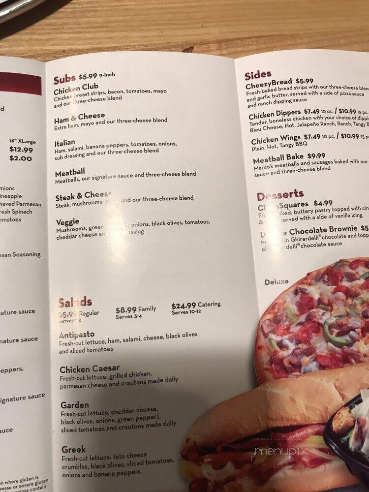 Marco's Pizza - Spartanburg, SC menu_pic