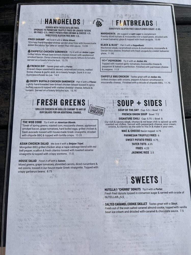 World of Beer - Destin, FL menu_pic