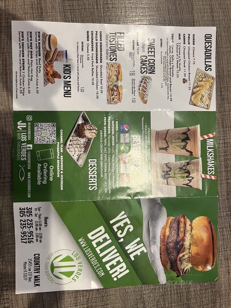 Los Verdes Country Walk - Miami, FL menu_pic