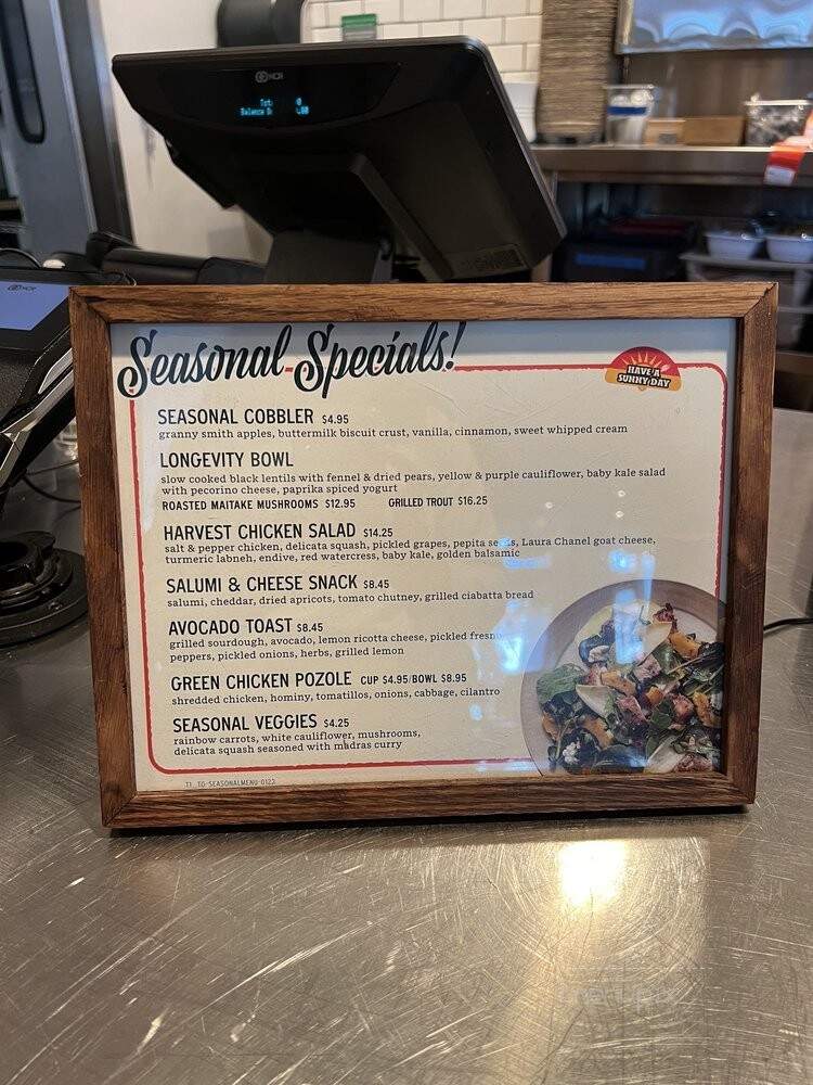 Tender Greens - Glendale, CA menu_pic
