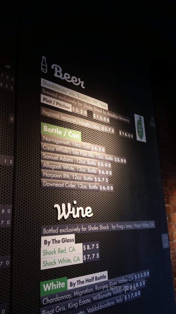Shake Shack - Boston, MA menu_pic