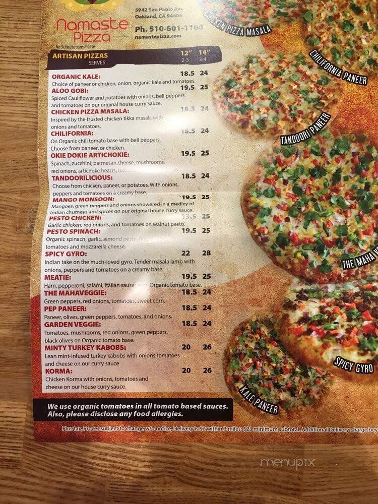 Namaste Pizza - Oakland, CA