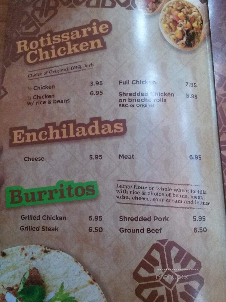 Frijole Mexican Grill - Woodside, NY menu_pic