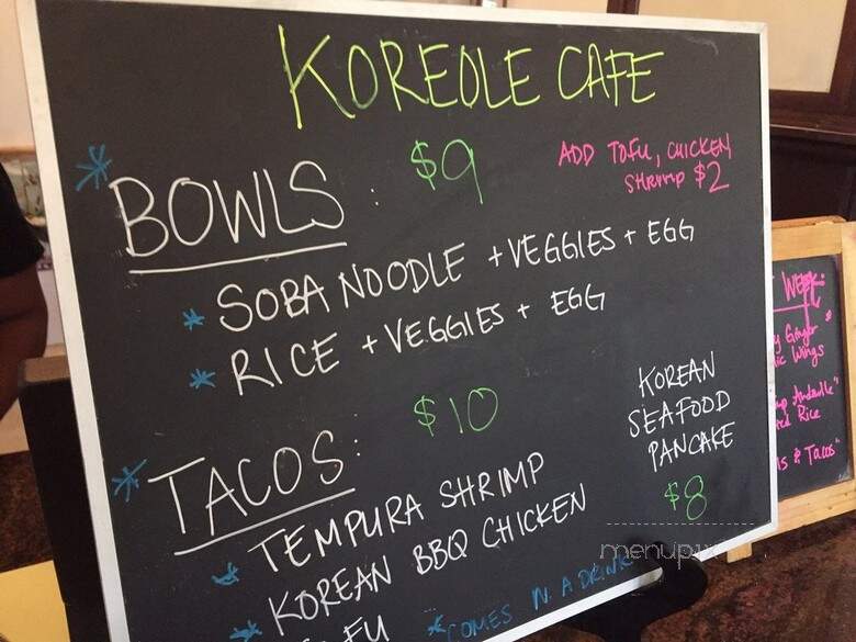 Koreole - New Orleans, LA menu_pic