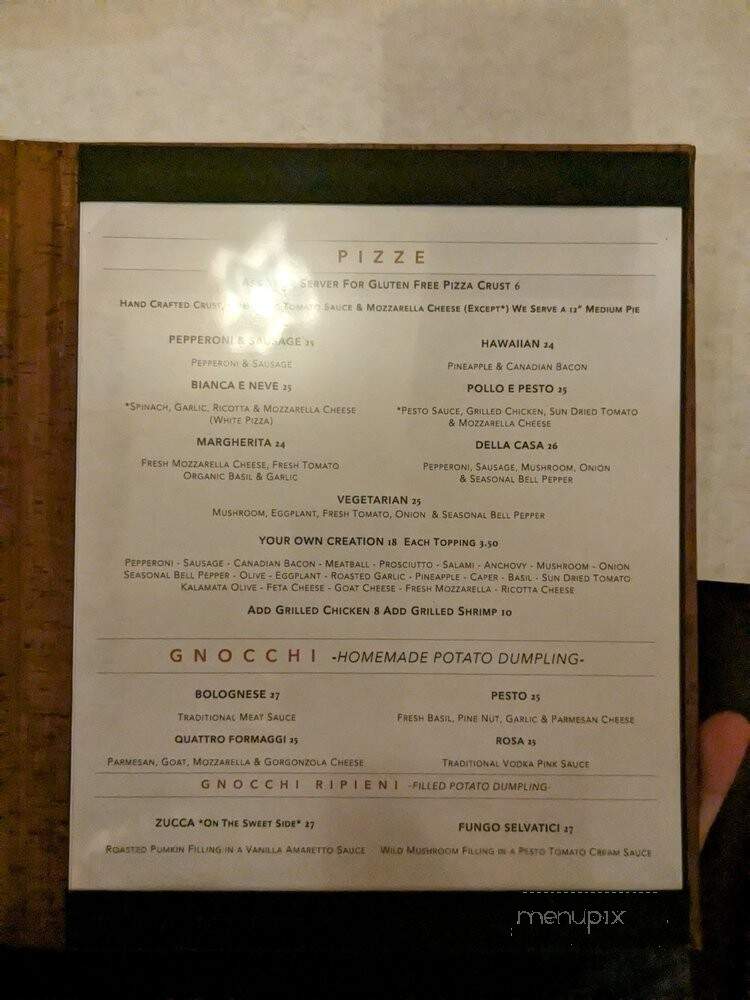 Tramonto - Malibu, CA menu_pic