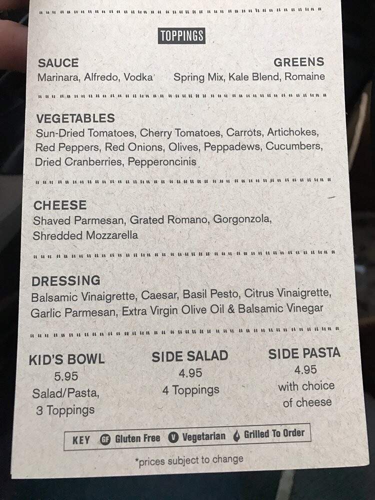 Bellini's Counter - Latham, NY menu_pic