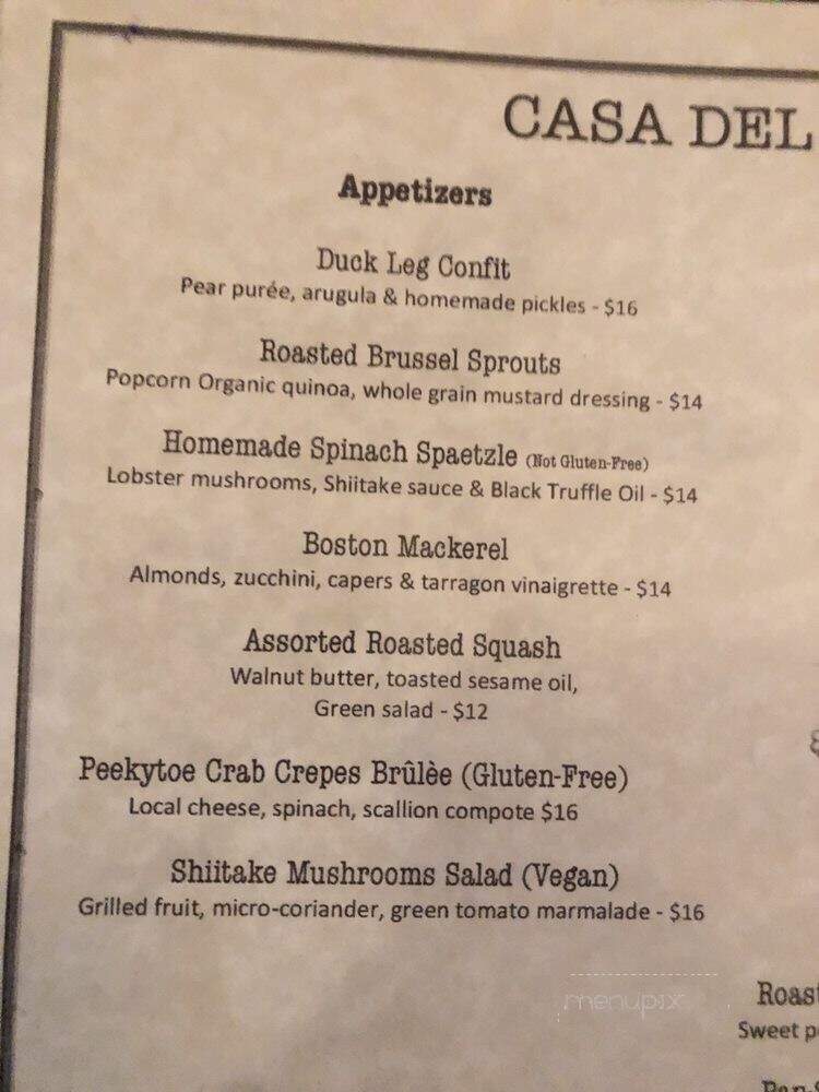 Casa Del Chef - Queens, NY menu_pic