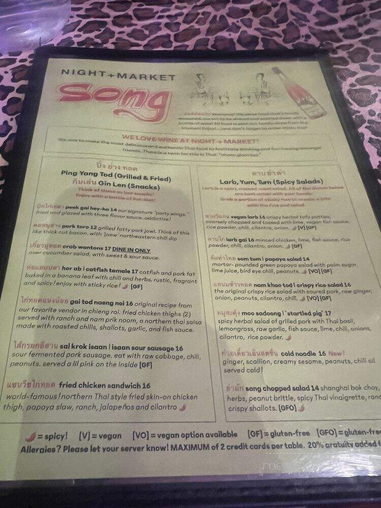 Night + Market Song - Los Angeles, CA menu_pic