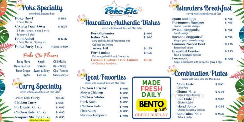 Poke Etc - Carson, CA menu_pic