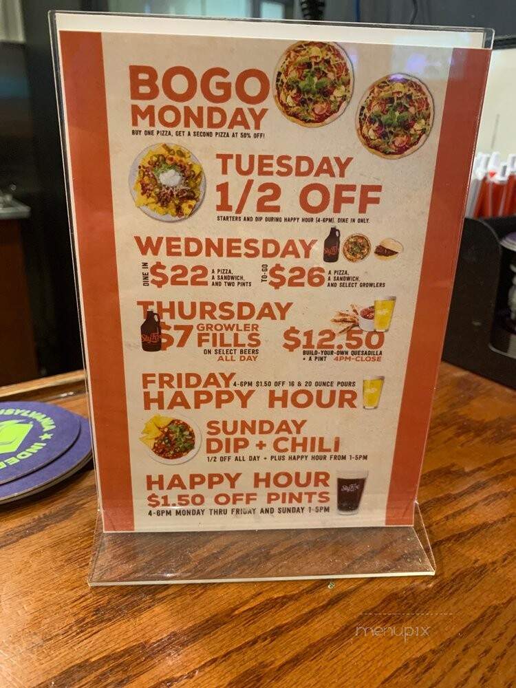 Sly Fox Brewing Company - Stowe, PA menu_pic