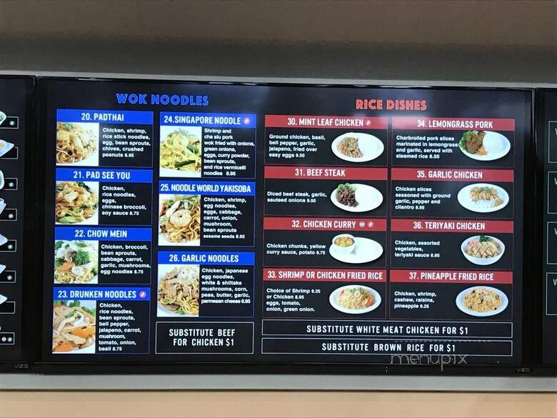 Noodle World Jr. - Los Angeles, CA menu_pic