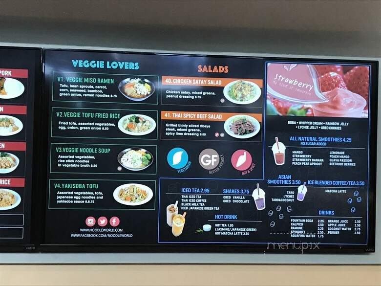 Noodle World Jr. - Los Angeles, CA menu_pic