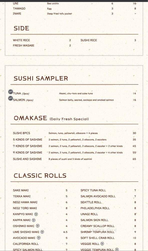 The Gokan by Musashi - Seattle, WA menu_pic