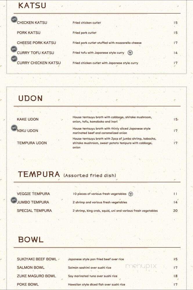 The Gokan by Musashi - Seattle, WA menu_pic