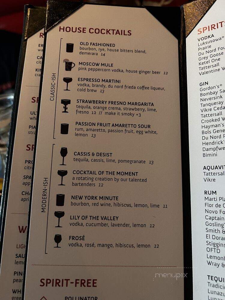 Red Cow - Minneapolis, MN menu_pic