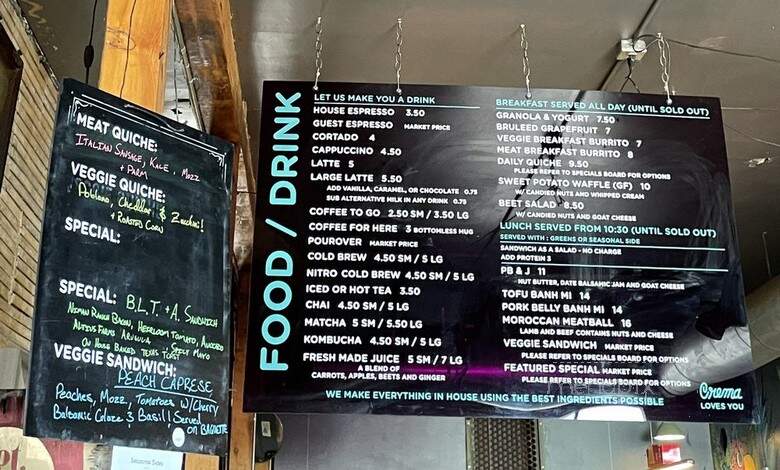 Crema Coffee House - Denver, CO menu_pic