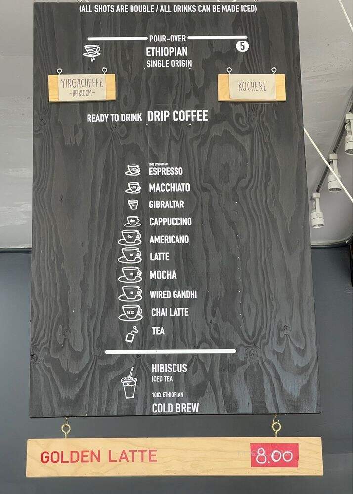 Sextant Coffee Roasters - San Francisco, CA menu_pic