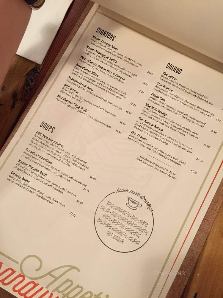 Dallas Grilled Cheese Co. - Dallas, TX menu_pic