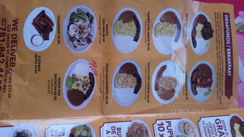 El Gran Jaguar - Lynn, MA menu_pic