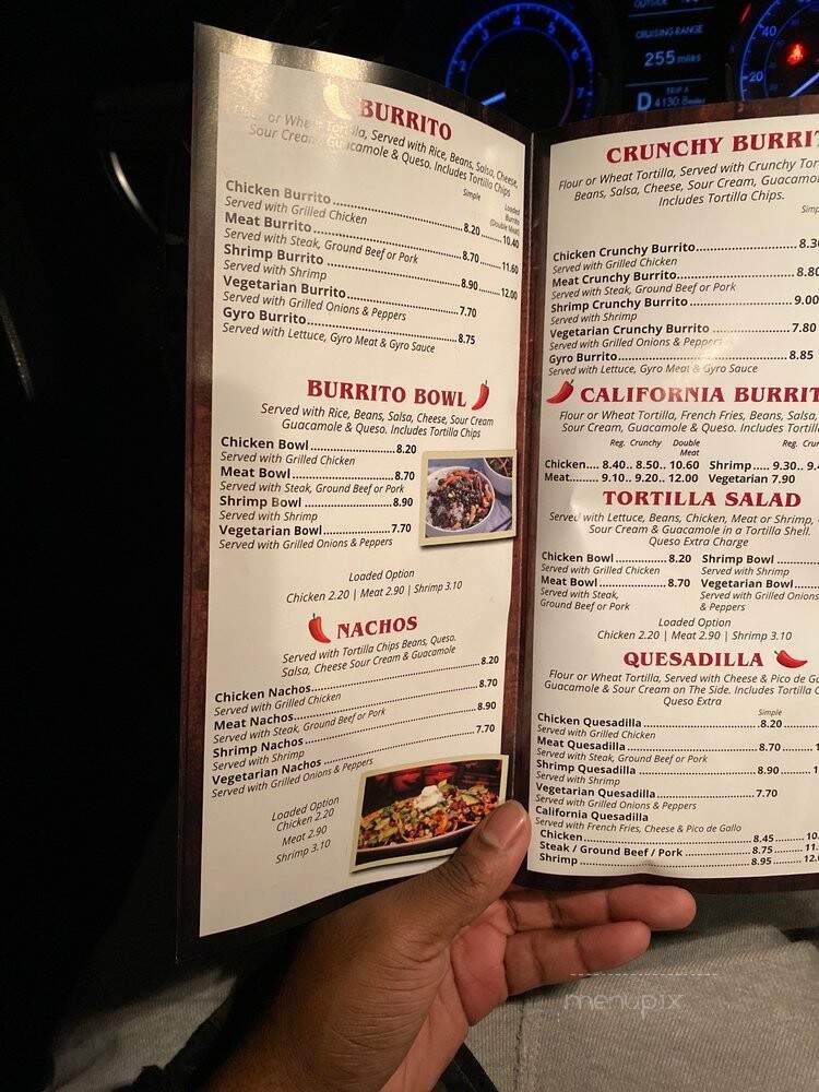 Tonbo Mexican Grill - Kenilworth, NJ menu_pic