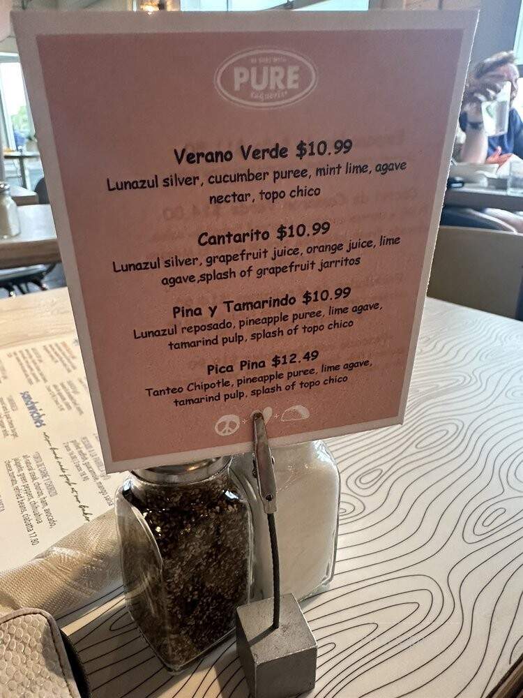 PURE Taqueria - Duluth, GA menu_pic